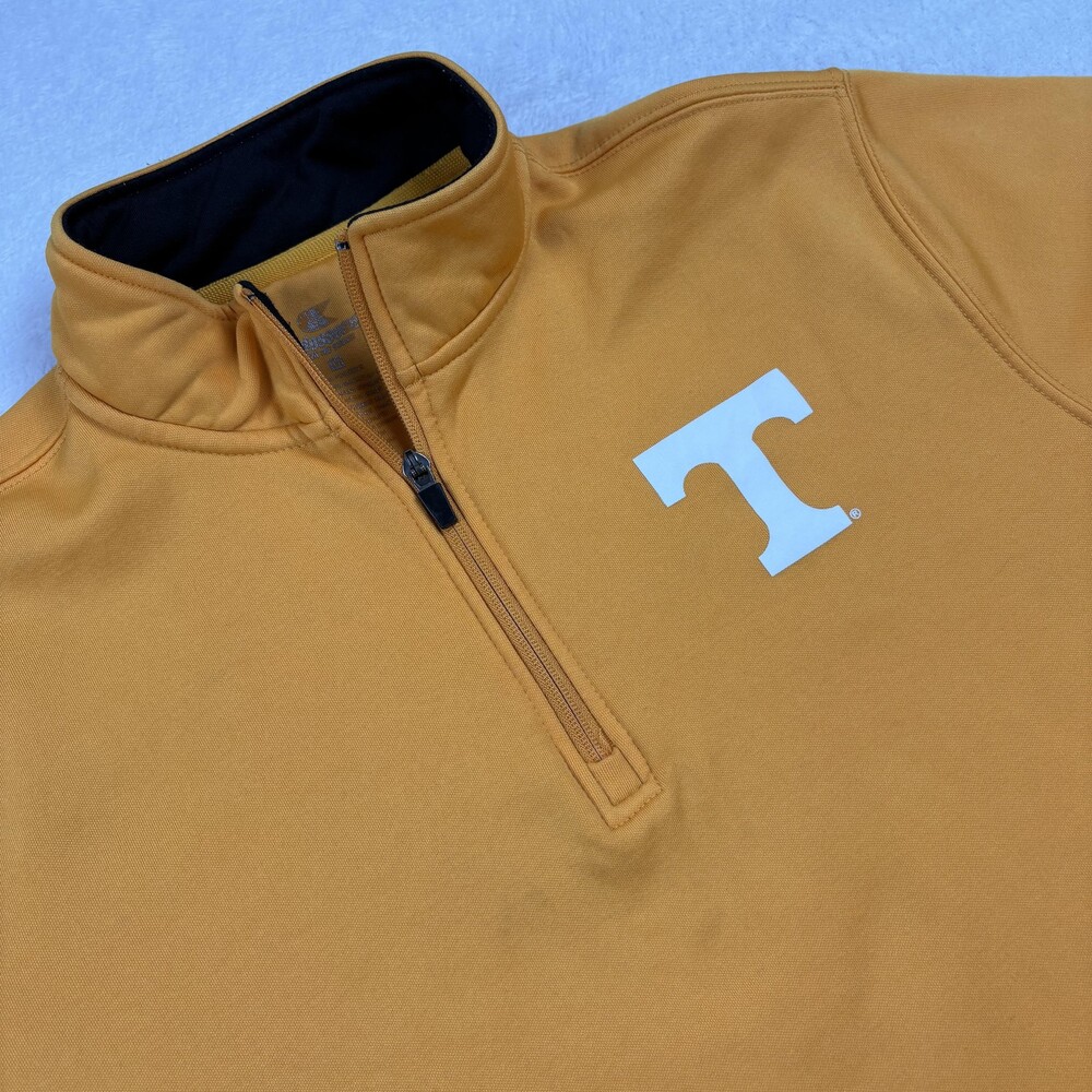 Tennessee Volunteers Colosseum Sweatshirt Mens M Orange 1/4 Zip NCAA Football